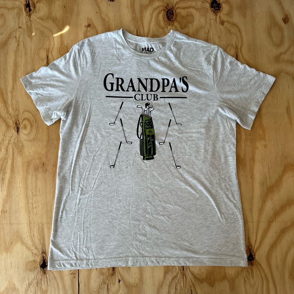 Mad Engine Grandpa’s Club Golf Graphic Tee 2XL
